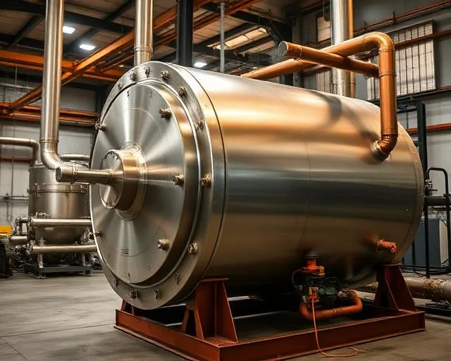 Industrial boiler used for fuel-feeding applications